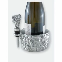 Arthur Court Designs Grape Wine Caddy And Stopper Set Barware -Arthur Court Designs Sales unnamed file 2080