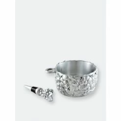 Arthur Court Designs Grape Wine Caddy And Stopper Set Barware -Arthur Court Designs Sales unnamed file 2082