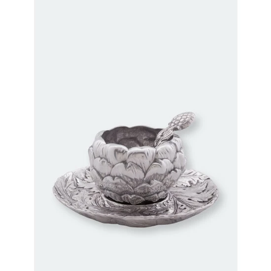 Arthur Court Designs Artichoke Condiment Set 3 Piece Tools & Accessories 3 Arthur Court Designs Artichoke Condiment Set 3 Piece Tools & Accessories - Image 3