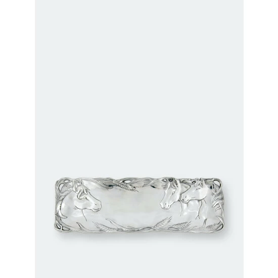 Arthur Court Designs Horse Oblong Tray Serveware 2 Arthur Court Designs Horse Oblong Tray Serveware - Image 2