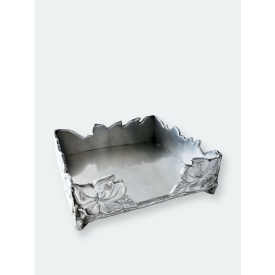 Arthur Court Designs Magnolia Luncheon Napkin Box Serveware 2 Arthur Court Designs Magnolia Luncheon Napkin Box Serveware - Image 2