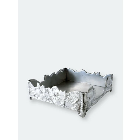 Arthur Court Designs Magnolia Luncheon Napkin Box Serveware 3 Arthur Court Designs Magnolia Luncheon Napkin Box Serveware - Image 3