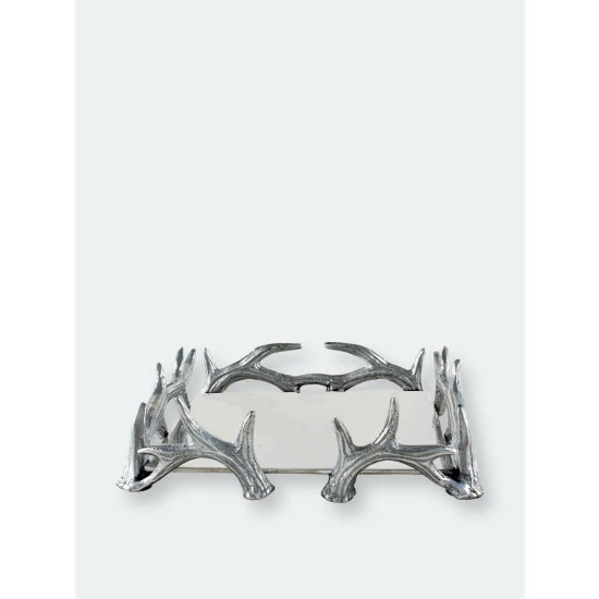 Arthur Court Designs Antler Luncheon Napkin Box Serveware 1 Arthur Court Designs Antler Luncheon Napkin Box Serveware