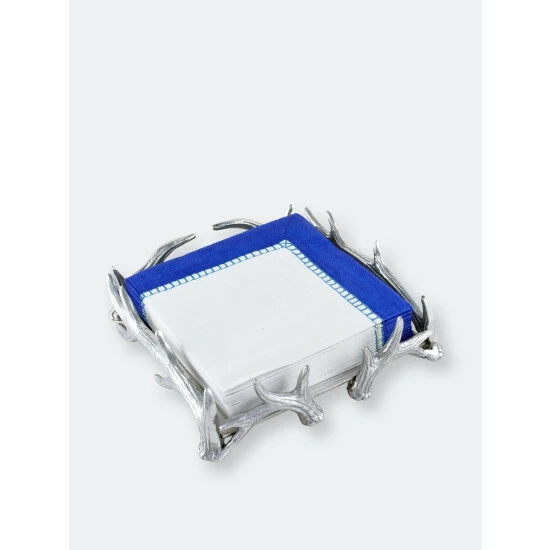 Arthur Court Designs Antler Luncheon Napkin Box Serveware 2 Arthur Court Designs Antler Luncheon Napkin Box Serveware - Image 2