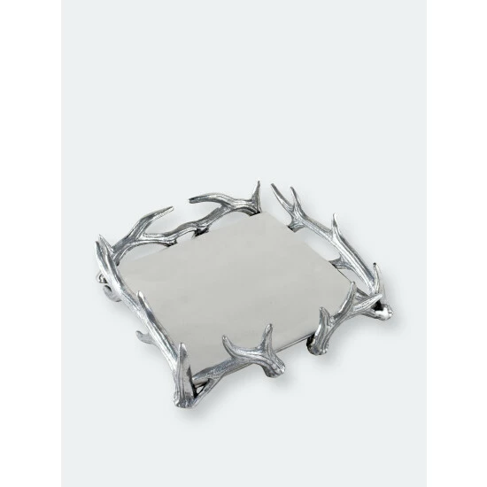 Arthur Court Designs Antler Luncheon Napkin Box Serveware 3 Arthur Court Designs Antler Luncheon Napkin Box Serveware - Image 3