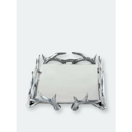 Arthur Court Designs Antler Luncheon Napkin Box Serveware 6 Arthur Court Designs Antler Luncheon Napkin Box Serveware - Image 6