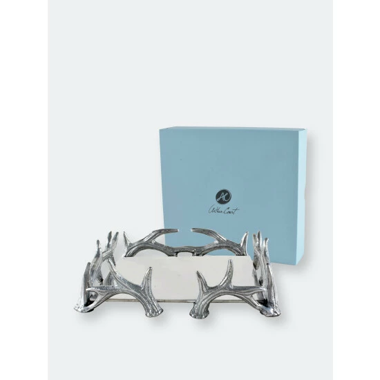 Arthur Court Designs Antler Luncheon Napkin Box Serveware 7 Arthur Court Designs Antler Luncheon Napkin Box Serveware - Image 7