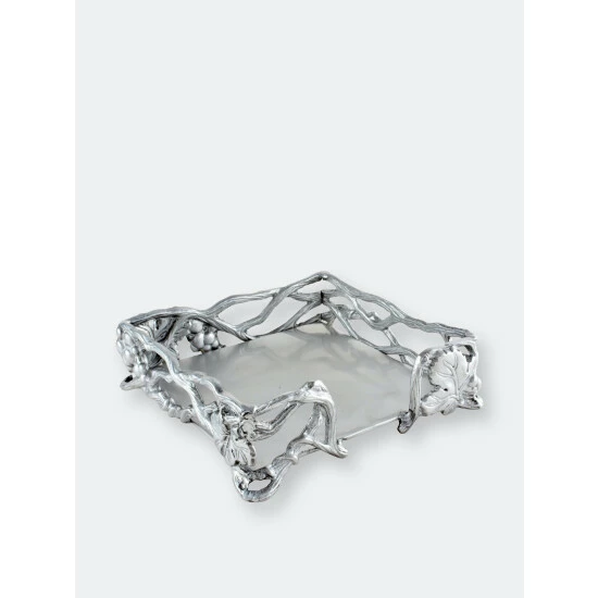 Arthur Court Designs Grape Open Vine Napkin Box Serveware 2 Arthur Court Designs Grape Open Vine Napkin Box Serveware - Image 2