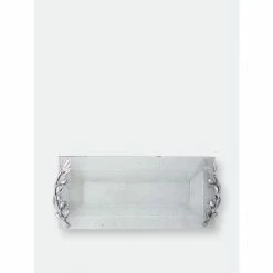 Arthur Court Designs Olive Oblong Glass Serving Tray Serveware