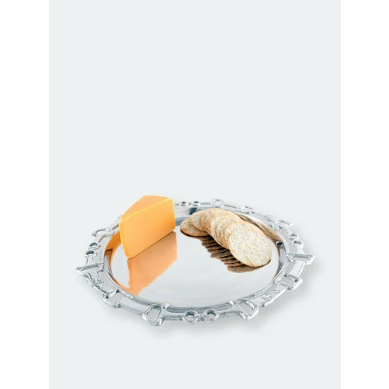 Arthur Court Designs Equestrian Round Tray 12 Serveware 4 Arthur Court Designs Equestrian Round Tray 12 Serveware - Image 4