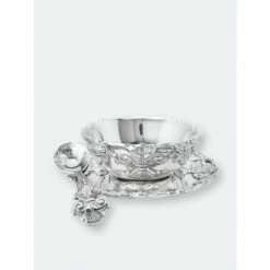 Arthur Court Designs Fleur-De-Lis Condiment Server Serveware