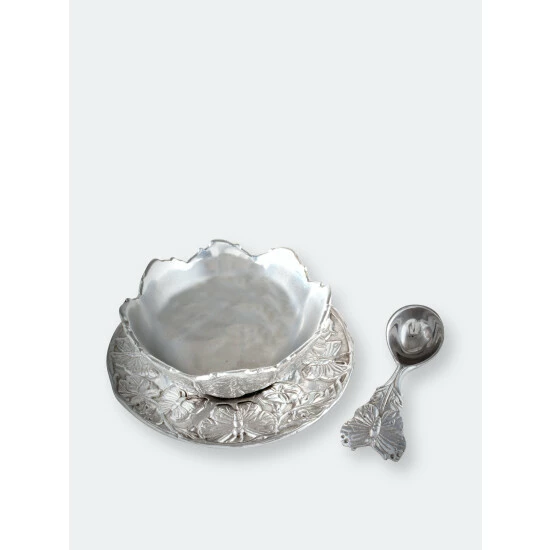 Arthur Court Designs Butterfly Condiment Set 3-piece Serveware 1 Arthur Court Designs Butterfly Condiment Set 3-piece Serveware