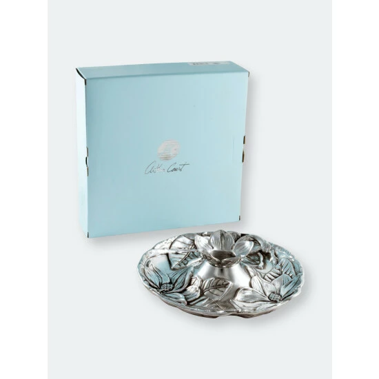 Arthur Court Designs Magnolia Tidbit Tray Serveware 2 Arthur Court Designs Magnolia Tidbit Tray Serveware - Image 2