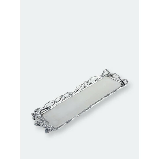 Arthur Court Designs Grape Open Vine Oblong Tray Serveware 2 Arthur Court Designs Grape Open Vine Oblong Tray Serveware - Image 2