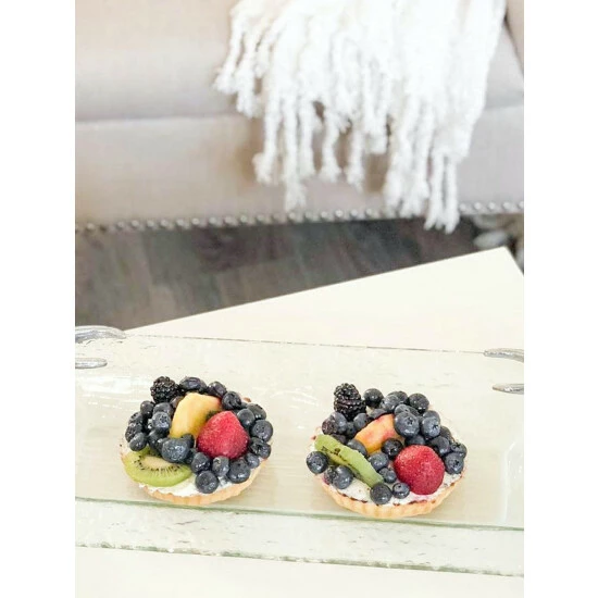 Arthur Court Designs Antler Glass Oblong Tray Serveware 1 Arthur Court Designs Antler Glass Oblong Tray Serveware