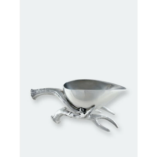 Arthur Court Designs Antler Gravy Boat Serveware 3 Arthur Court Designs Antler Gravy Boat Serveware - Image 3