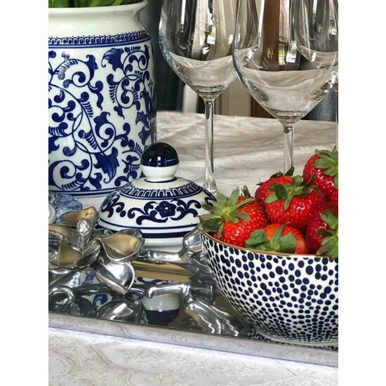 Arthur Court Designs Magnolia Oblong Tray Serveware 2 Arthur Court Designs Magnolia Oblong Tray Serveware - Image 2