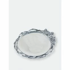 Arthur Court Designs Grape Open Vine Round Tray Large Serveware