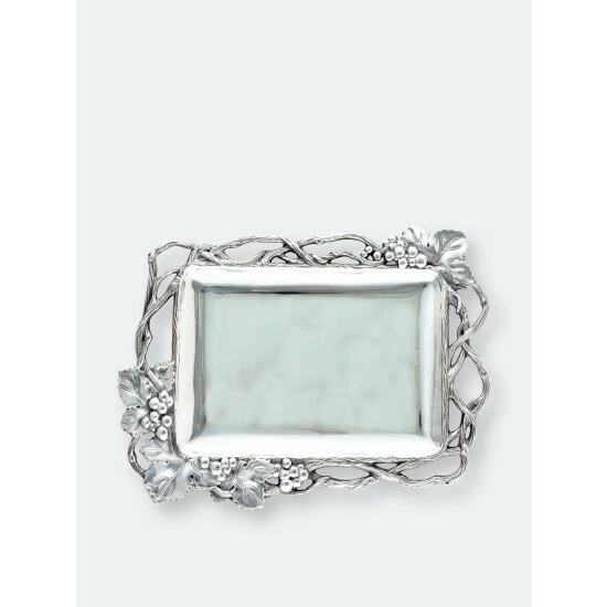 Arthur Court Designs Grape Open Vine Rectangle Tray Serveware 1 Arthur Court Designs Grape Open Vine Rectangle Tray Serveware