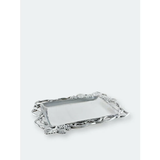 Arthur Court Designs Grape Open Vine Rectangle Tray Serveware 3 Arthur Court Designs Grape Open Vine Rectangle Tray Serveware - Image 3