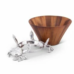 Arthur Court Designs Crab Wood Tall Salad Bowl Dinnerware & Flatware 2 Arthur Court Designs Crab Wood Tall Salad Bowl Dinnerware & Flatware -Arthur Court Designs Sales unnamed file 2433