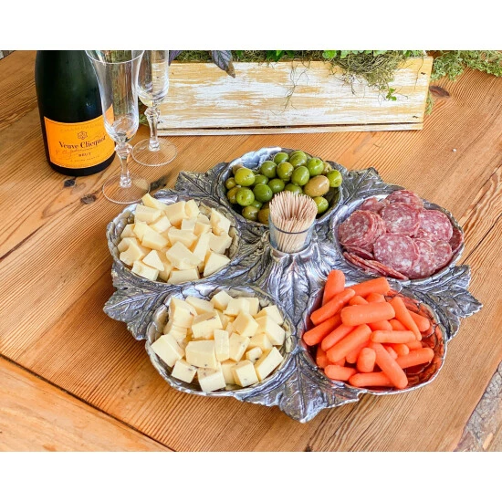 Arthur Court Designs Artichoke 5 Section Snack Tray Serveware Arthur Court Designs Artichoke 5 Section Snack Tray Serveware -Arthur Court Designs Sales unnamed file 2457