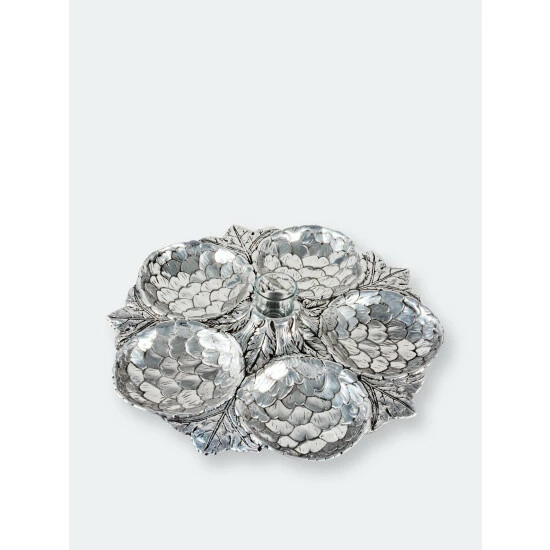 Arthur Court Designs Artichoke 5 Section Snack Tray Serveware Arthur Court Designs Artichoke 5 Section Snack Tray Serveware -Arthur Court Designs Sales unnamed file 2458