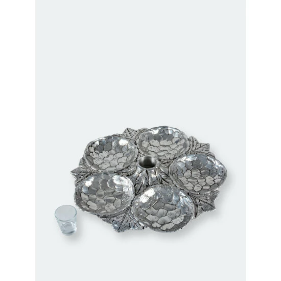 Arthur Court Designs Artichoke 5 Section Snack Tray Serveware Arthur Court Designs Artichoke 5 Section Snack Tray Serveware -Arthur Court Designs Sales unnamed file 2459