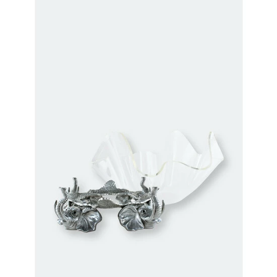 Arthur Court Designs Elephant Stand Acrylic Bowl 14 Dinnerware & Flatware 2 Arthur Court Designs Elephant Stand Acrylic Bowl 14 Dinnerware & Flatware - Image 2