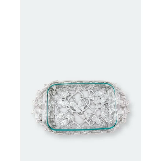 Arthur Court Designs Butterfly Pyrex Holder 3qt Serveware 2 Arthur Court Designs Butterfly Pyrex Holder 3qt Serveware - Image 2