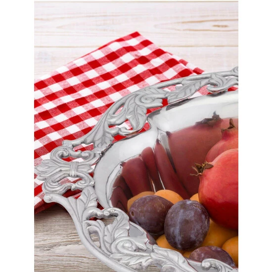 Arthur Court Designs Acanthus Serving Bowl Serveware 5 Arthur Court Designs Acanthus Serving Bowl Serveware - Image 5