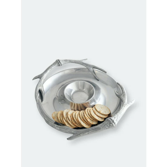 Arthur Court Designs Antler Chip And Dip Serveware 1 Arthur Court Designs Antler Chip And Dip Serveware
