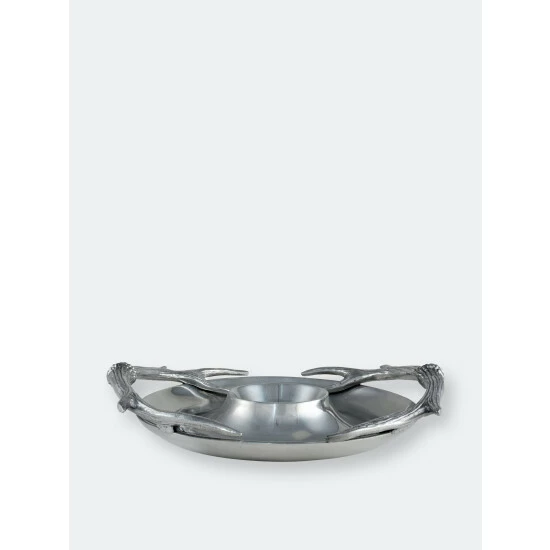 Arthur Court Designs Antler Chip And Dip Serveware 2 Arthur Court Designs Antler Chip And Dip Serveware - Image 2