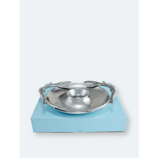 Arthur Court Designs Antler Chip And Dip Serveware 3 Arthur Court Designs Antler Chip And Dip Serveware - Image 3