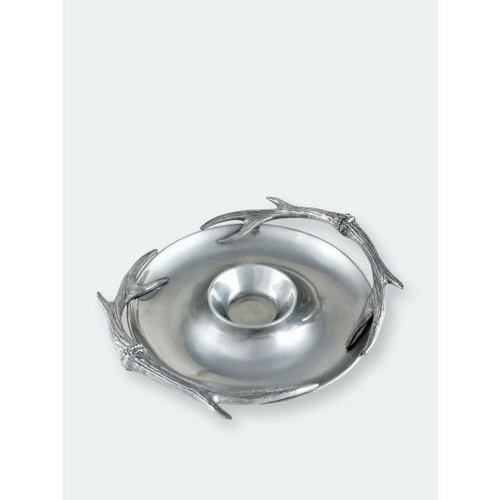 Arthur Court Designs Antler Chip And Dip Serveware 4 Arthur Court Designs Antler Chip And Dip Serveware - Image 4