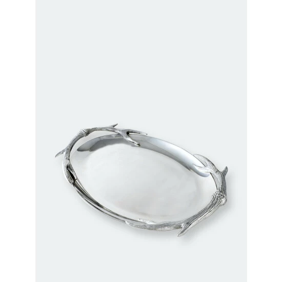 Arthur Court Designs Antler Oval Platter Serveware 2 Arthur Court Designs Antler Oval Platter Serveware - Image 2