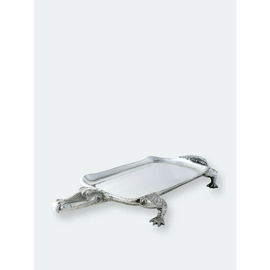Arthur Court Designs Alligator Figural Platter Serveware 3 Arthur Court Designs Alligator Figural Platter Serveware - Image 3