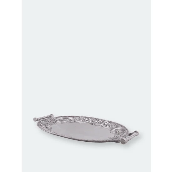 Arthur Court Designs Western Leather Serving Tray Serveware 5 Arthur Court Designs Western Leather Serving Tray Serveware - Image 5