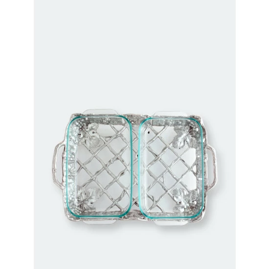 Arthur Court Designs Grape Pyrex Holder 2qt Serveware 5 Arthur Court Designs Grape Pyrex Holder 2qt Serveware - Image 5