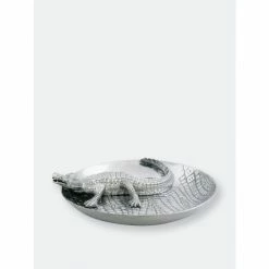 Arthur Court Designs Alligator Chip And Dip Serveware