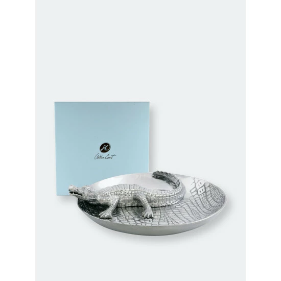 Arthur Court Designs Alligator Chip And Dip Serveware 4 Arthur Court Designs Alligator Chip And Dip Serveware - Image 4