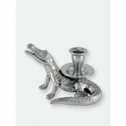 Arthur Court Designs Alligator Taper Candle Holders Decorative Accents