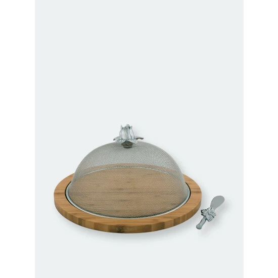 Arthur Court Designs Magnolia 3 Piece Picnic Cheese Board / Spreader Serveware 4 Arthur Court Designs Magnolia 3 Piece Picnic Cheese Board / Spreader Serveware - Image 4