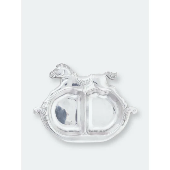 Arthur Court Designs Rocking Horse Divided Plate Dinnerware & Flatware 2 Arthur Court Designs Rocking Horse Divided Plate Dinnerware & Flatware - Image 2