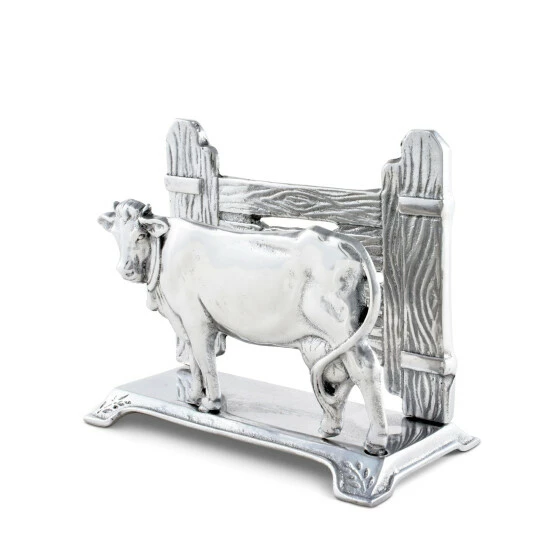 Arthur Court Designs Cow Napkin Holder Dinnerware & Flatware 6 Arthur Court Designs Cow Napkin Holder Dinnerware & Flatware - Image 6
