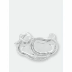 Arthur Court Designs Baby Duck Keepsake Div Plate Dinnerware & Flatware