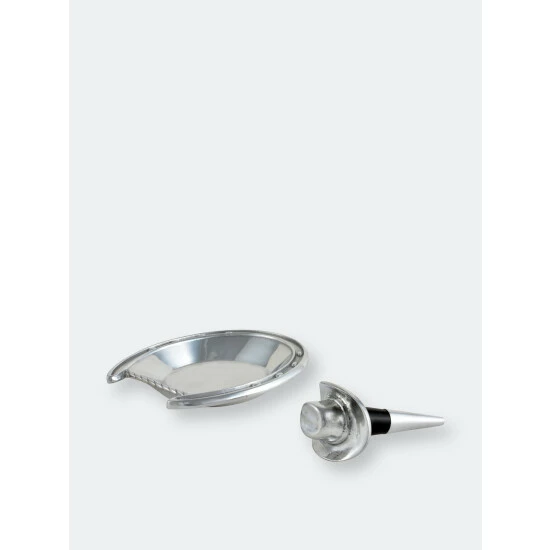 Arthur Court Designs Horseshoe Wine Coaster And Hat Stopper Set Barware 1 Arthur Court Designs Horseshoe Wine Coaster And Hat Stopper Set Barware