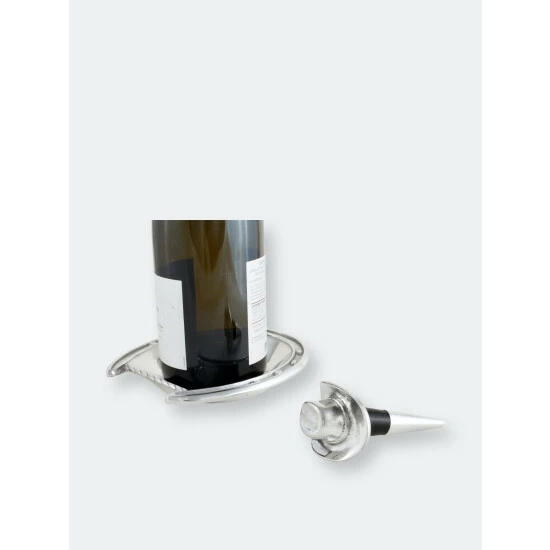 Arthur Court Designs Horseshoe Wine Coaster And Hat Stopper Set Barware 2 Arthur Court Designs Horseshoe Wine Coaster And Hat Stopper Set Barware - Image 2
