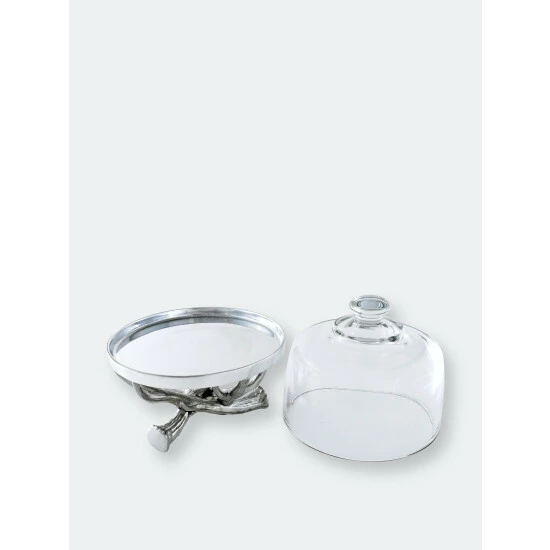 Arthur Court Designs Antler Plate With Glass Dome Kitchen 7 Arthur Court Designs Antler Plate With Glass Dome Kitchen - Image 7