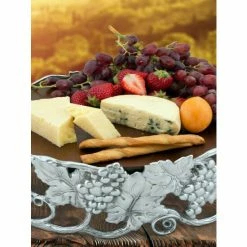Arthur Court Designs Grape Cheese Pedestal Knives & Cutting Boards